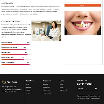 Royal Smile Dental — Modern dental clinic website with appointment booking · visual 05