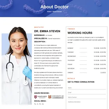 Royal Smile Dental — Modern dental clinic website with appointment booking · visual 10