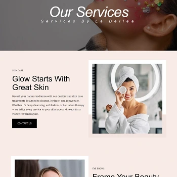 La Bellea — Makeup artist portfolio & service booking site · visual 05