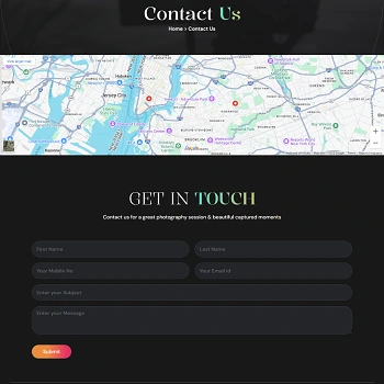 Pixel Photo — Photography agency portfolio with gallery showcase · visual 10