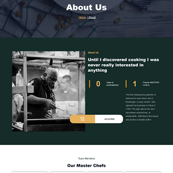 The Acai Restaurant — Fine dining restaurant website with online menu · visual 02