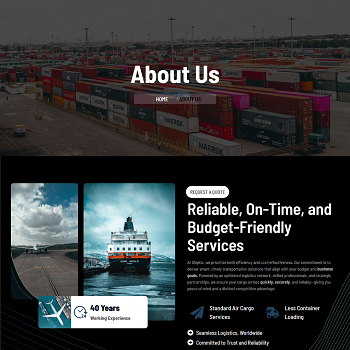 Freight Edge — Transport & logistics company corporate website · visual 06