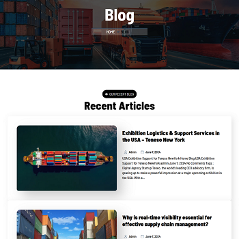 Freight Edge — Transport & logistics company corporate website · visual 09